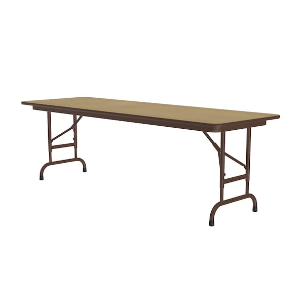 CFA Adjustable HPL Folding Tables 24x60 Fusion Maple